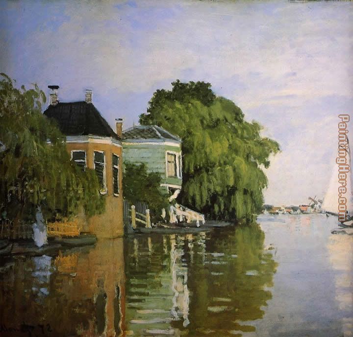 Zaandam 2 painting - Claude Monet Zaandam 2 art painting